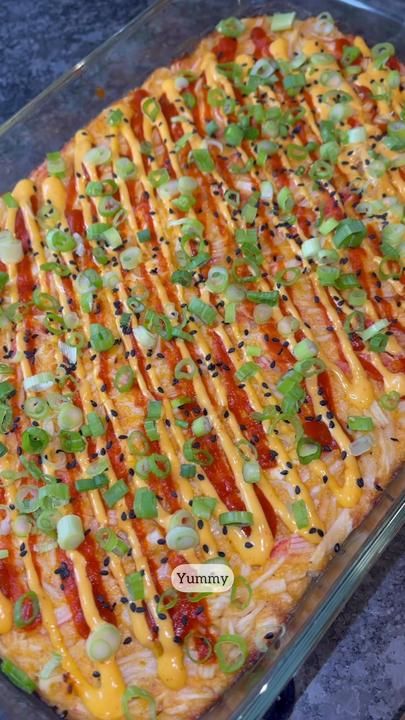 Salmon Cream Cheese Sushi Bake, Imitatation Crab Sushi Recipe Easy, Sushi Bake With Cream Cheese, Sushi Bake Crab Meat, Sushi Bake Recipe Salmon And Crab, Sushi Bake No Cream Cheese, Salmon Sushi Bake Cups, Crab And Salmon Sushi Bake, Spicy Crab Sushi Bake