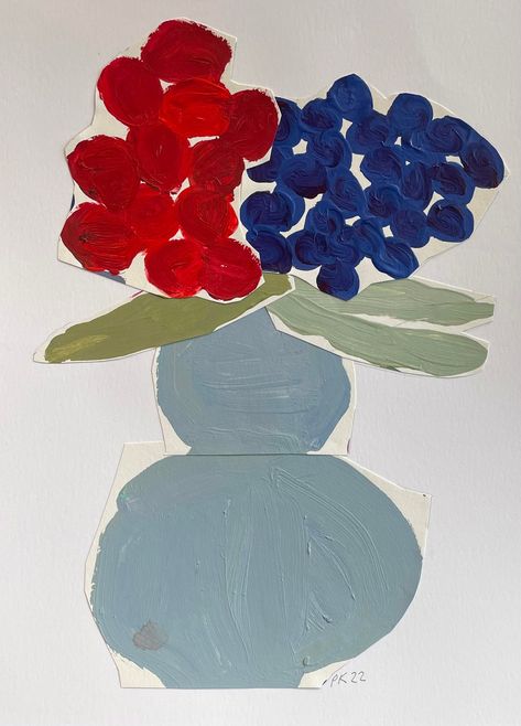 Bouquet of Red and Blue by Peggi Kroll-Roberts Peggi Kroll Roberts, Red And Blue, Art Gallery, Fine Art, Floral, Red, Blue, Art