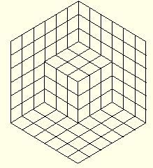 Shifting cube illusion - is this a cube in a corner or a cube without a corner? Cube Illusion, Perspective Tutorial, Optical Illusion Drawing, Graph Paper Designs, Illusion Drawings, Graph Paper Drawings, Visual Illusion, 3d Art Drawing, Geometric Pattern Art