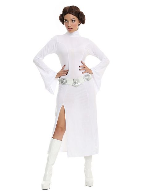 Star Wars Girl Costume, Princess Leia Costume College, Princes Leia Costume, Princess Laya Costume, Princess Leia Outfits, Star Wars Princess Leia Costume, Princess Leia Costume Diy, Color Guard Costumes, Star Wars Costumes Diy