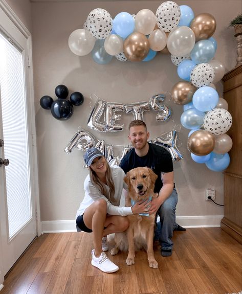 6 Months Dog Birthday, Photoshoot Ideas For Dogs Birthday, Golden Retriever 1st Birthday, Dog Bday Ideas, Dog Birthday Decoration Ideas, Dog Birthday Ideas Decorations, Golden Retriever Birthday Party Theme, Dogs First Birthday Photo Shoot, Golden Retriever Party