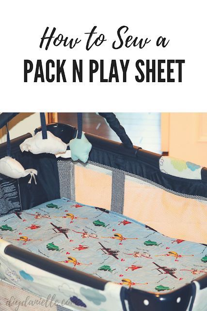 How to sew a Pack N Play sheet for travel or at home. Crib Sheet Pattern, Pack And Play Sheets, Elastic Casing, Pack N Play, Pack And Play, Bassinet Sheets, Daycare Ideas, Baby Sewing Projects, Work Diy