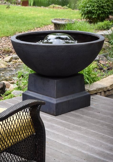 Create a small patio water garden Tranquil Décor fountains are made with Déco-Crete, an alternative concrete material that is fiber … Continue reading HSB31 Tranquil Décor Itasca Bowl Fountain → Bowl Fountain, Patio Fountain, Concrete Material, Acid Stain, Concrete Products, Pond Fountains, Concrete Materials, Fountain Feature, Water Fountains Outdoor