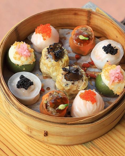 We know its difficult to decide what to order, thats why we have a dumpling sampler! Try all of our dumplings with this great dim sum platter. . . . #tanukimiami #dimsum Dim Sum Platter, Dumpling Platter, Resep Sushi, Soup Dumplings, Chinese Foods, Cream Puff Recipe, Puff Recipe, Sushi Restaurant, Cream Puff