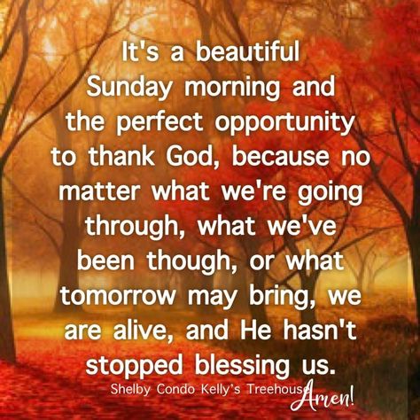 Sunday Morning Quotes Inspirational Life, Sunday Fall Quotes, Sunday Morning Prayer, Family Day Quotes, Fall Sunday, Sunday Morning Quotes, Sweet Sunday, Thankful Quotes, Morning Prayer Quotes