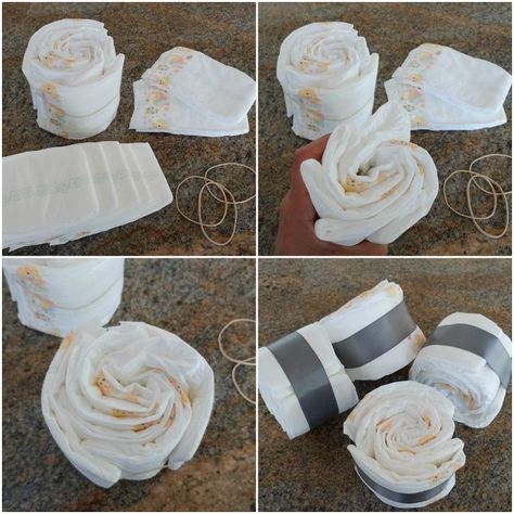 diaper-jeep-instructions-diy-diaper-tires Diaper Jeep, Jeep Diaper Cake, Diaper Cakes Tutorial, Diaper Cake Instructions, Jeep Baby, Diy Diaper Cake, Diaper Gifts, Diaper Cake Boy, Baby Shower Diaper Cake