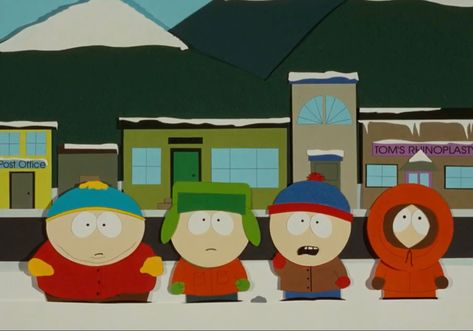 South Park Screencaps, South Park Main 4, South Park Season 1, Kyle Broflovski, Eric Cartman, South Park Characters, Fame Dr, South Park, The South