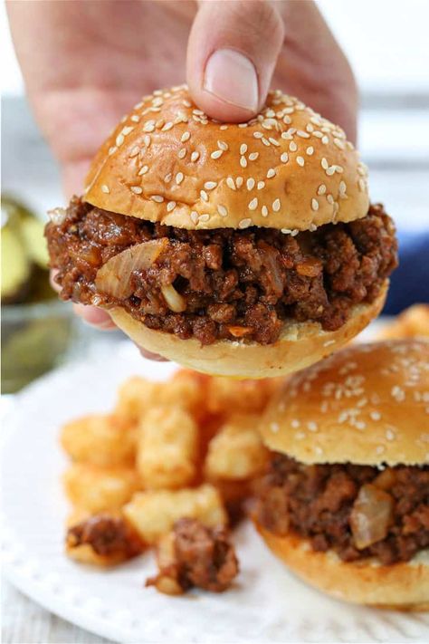 Sweet Sloppy Joe Recipe, Sloppy Joe Recipes, Sweet Sloppy Joes, Best Sloppy Joe Recipe, Meat Sandwiches, Sloppy Joe Recipe Easy, Homemade Sloppy Joe Recipe, Loose Meat, Sloppy Joe Recipe