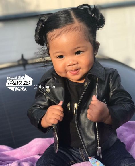 Bailei A'lyse - 10 Months • Vietnamese & African American ♥️ FOLLOW @BEAUTIFULMIXEDKIDS http://instagram.com/beautifulmixedkids Blasian Babies, Cute Mixed Babies, Cute Black Babies, Beautiful Black Babies, Baby Swag, Family Ties, Mixed Kids, Mixed Babies, Baby Supplies