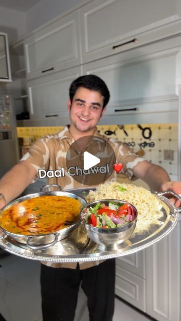 Daal Chawal Recipe, Karachi Biryani, Daal Chawal, Chawal Recipe, Lal Mirch, Ginger Garlic Paste, Red Chilli Powder, Moong Dal, Recipe Ingredients