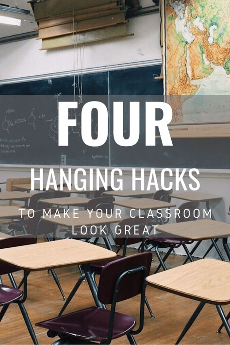 4 Hanging Hacks to Make Your Classroom Look Great - Educate with Ease Classroom Ceiling Lights, Decorating Cinder Block Walls, Things To Hang From Ceiling, Classroom Ceiling Decorations, Classroom Curtains, Classroom Ceiling, Classroom Window, Concrete Block Walls, Cinder Block Walls