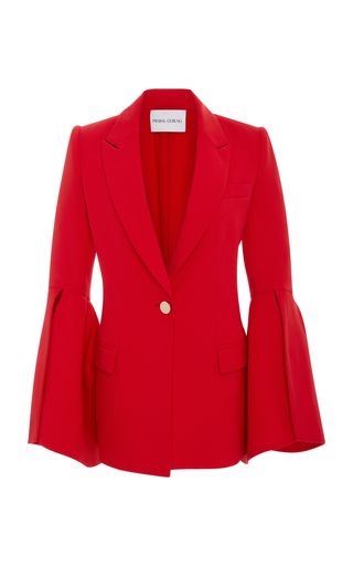 Jackets | Moda Operandi Red Blazers, Red Blazer Jacket, Boho Fashion Bohemian, Blazer Designs, Prabal Gurung, Red Blazer, Summer Party Dress, Sleeve Jacket, Red Jacket