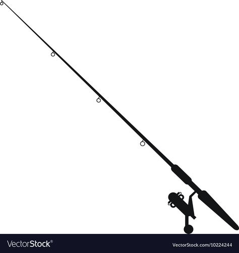 Fishing Pole, Fishing Rod, Silhouette Cameo, Outdoor Power Equipment, Fishing, Fish