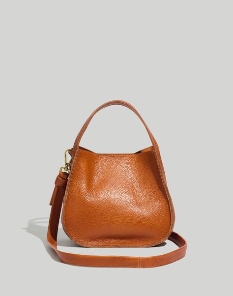 Brown leather laptop bag