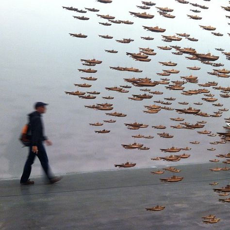 Chris Burden, The United States Of America, Post Impressionism, Floating In Water, Art Practice, Process Art, Conceptual Art, In Water, Impressionism