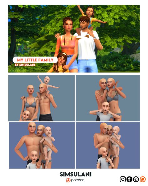 Sims 4 Family Of Three Poses, Sims 4 Brother And Sister Poses, Sims 4 Family Poses 4 People, Sims 4 Family Poses, Cc Sims 4 Patreon, Sims 4 Wedding Dress, Sims 4 Couple Poses, Sims Poses, Sims 4 Stories