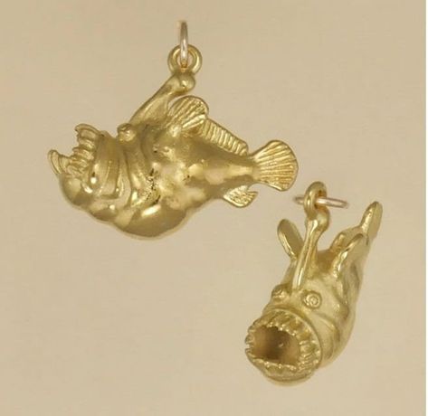 angler fish pendant Angler Fish, Gold Filled Chain, Boyfriend Girlfriend, Rope Chain, Husband Wife, Cable Chain, Sterling Silver Chains, Gold Vermeil, Three Dimensional