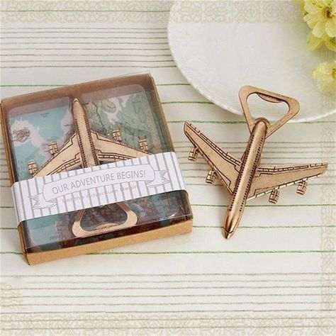 Adventure Wedding Favors, Wedding Souvenirs For Guests, Airplane Bottle Opener, Aviation Wedding, Bottle Opener Favors, Wedding Bottle Opener Favors, Wedding Bottle Opener, Wedding Favors And Gifts, Beer Opener