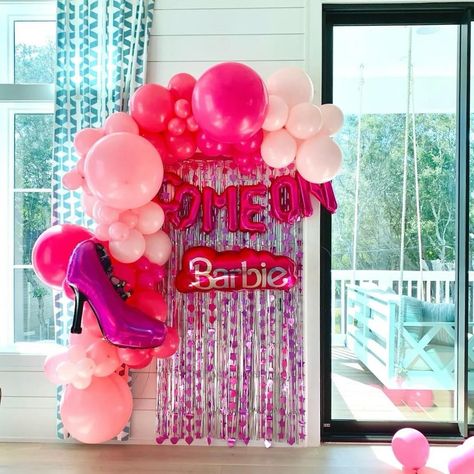 Come on Barbie, let’s BACH PARTY🥳💍💗What’s better than the beach, Barbie, and bachelorette?👙🎀 • • #barbiedecor #bacheloretteparty #bacheloretteplanner #destinflorida #bachelorettedecor #bacheloretteflorida Beach Barbie, Bachelorette Decorations, Destin Florida, Bach Party, April 26, Bachelorette Party, The Beach, Bubbles, Let It Be