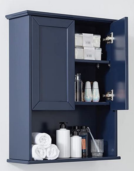 Cabinet Over Toilet, Bathroom 2024, Over Toilet Storage, Suite Ideas, Over Toilet, Hanging Cabinet, Small Bathroom Makeover, Medicine Cabinets, Bathroom Wall Cabinets