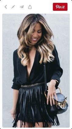 Black Tassel Skirt Outfit, What To Wear With Fringe Skirt, Edgy Rodeo Outfit, Black Fringe Skirt Outfit Country, Black Fringe Skirt Outfit Western, Fringe Belt Outfit Western, Fringe Outfit Ideas, Black Fringe Outfit, Fringe Belt Outfit