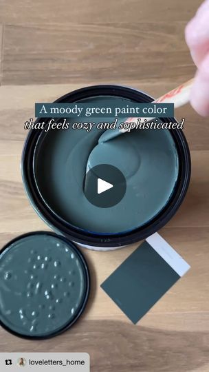 1.5K views · 63 reactions | Paint color details 👇🏼  1905 Green by Magnolia Home  -Color description: A slightly jeweled forest green hue  -Here’s what @joannagaines says about this color they used at the Silos coffee shop ⬇️  “While working on the design concept for our coffee shop, I was flipping through paint swatches and found myself drawn toward two different colors a deep blue, and a jewel-tone green. The idea of combining them to create a custom color is how 1905 Green came to be. I love the way this moody, dark green comes to life on the walls, balancing depth and sophistication with familiarity and comfort.”  #magnoliahome #magnoliahomepaint #greenpaint #paintcolors #officemakeover #diyhome #homeprojects #homeimprovement #homeimprovementprojects #1905green #paintinspiration #diyh Magnolia Dark Green Paint Colors, Forest Green And Blue Color Palettes, Deep Green Blue Paint Colors, Jewel Green Paint Colors, Moody Blue Green Paint Colors, Dark Blue Green Paint Colors, Dark Jewel Tone Color Palette, Moody Green Paint Colors, 1905 Green