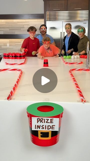 Getti Kehayova on Instagram: "Who will win the Christmas Sliding Cup game #prize #challenge #family" Holiday Games With Prizes, Cheap Prizes For Christmas Games, Christmas Games With Prizes For Adults, Red Cup Game, Solo Cup Games With Prizes, Cup Game Prizes, Christmas Games Marshmallows, Cup Flip Game, Whats Under The Cup Game