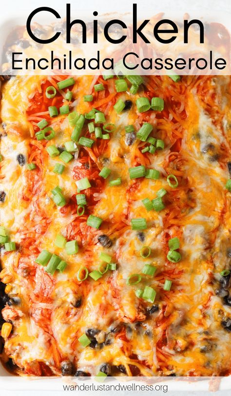 Chicken Corn Tortillas, Casserole Enchilada, Enchiladas Corn Tortillas, Easy Chicken Enchilada Casserole, Tortilla Casserole, Chicken Enchilada Casserole Recipe, Bbq Pitmasters, Enchilada Casserole Recipes, Black Beans Corn