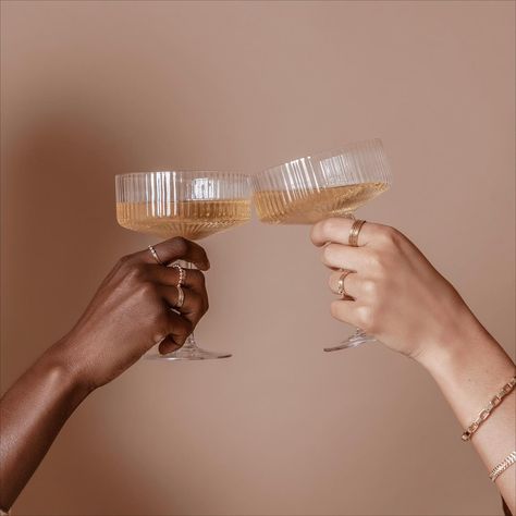 Cheers to a new year 🥂✨ | Instagram Cheers Glasses Aesthetic, Cheers Photoshoot Ideas, Cheers Black Women, Champagne Png Aesthetic, Champagne Photoshoot, Cheers Aesthetic, Cheers Glasses, Cocktail Pictures, Prosecco Glasses