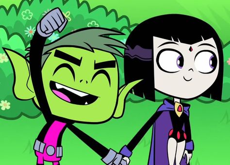 Teen Titans Go! Teen Titans Go Raven X Beastboy, Raven And Beastboy Icon Matching, Raven Teen Titan Icon, Beast Boy And Raven Matching Icons, Beastboy And Raven Matching Pfp, Couple Character Art, Raven X Beastboy, Raven And Beastboy Fanart, Beastboy And Raven