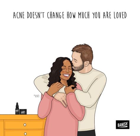 Share to a friend to let them know they're loved! You're loved even with acne or acne scars. There's many different forms of love, including self love. What love looks like to you doesn't have to be the same as someone else's. 🖤 Illustration by @marcelailustra #acne #skinpositivity #acnepositivity #illustration #acneneutrality #skincare #selfcare #selflove #confidence #banish #banishacnescars Acne Self Love, Acne Positivity Quotes, Acne Positivity, Dont Worry Be Happy, Forms Of Love, Self Love Quote, Skincare Selfcare, Positivity Quotes, Vision Board Images