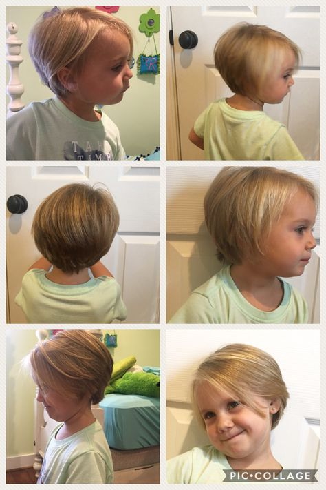 Young girls short pixie bob Girls Pixie Haircut, Kids Bob Haircut, Toddler Girl Haircut, Toddler Haircuts, Girls Short Haircuts, Toddler Hairstyles Girl, Chin Length Hair, Kids Hair Cuts, Girl Haircuts