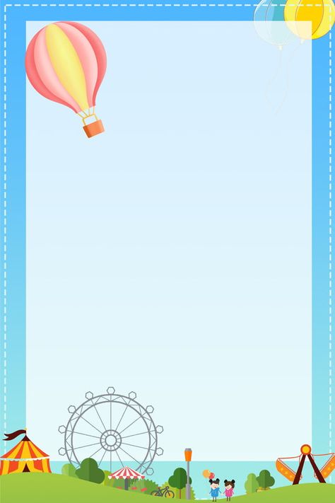 Event Poster Background, Playground Wallpaper, Black Sparkle Background, Playground Background, Hot Air Balloon Wallpaper, Air Balloon Wallpaper, Balloon Wallpaper, Playground Kids, Free Background Photos