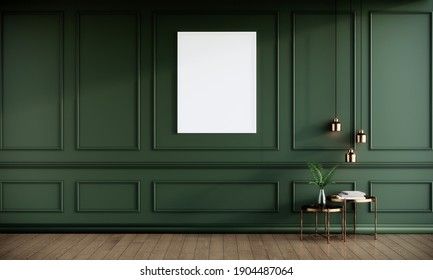 Forest Green Panelling, Green Wall Molding, Dark Green Wood Paneling, Green Molding Wall, Green Panelled Wall, Dark Green Wainscoting, Dark Green Panelling, Green Wall Panelling, Picture Frame Molding Bedroom