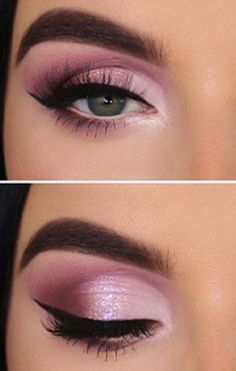 Pink Mauve Eye Makeup, Nails For Mauve Dress, Bridesmaid Makeup For Purple Dress, Soft Purple Eye Makeup Wedding, Purple Dress Eye Makeup, Bridesmaid Makeup Purple, Purple Makeup Eyes, Purple Dress Makeup Ideas, Makeup For Lavender Dress