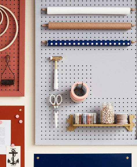 10 DIY Projects That You Can Make After One Trip to the Hardware Store Store Branding, Moving Blankets, Gingham Napkins, Hollow Core Doors, Utility Shelves, Steel Shelving, Martha Stewart Living, Elevated Basics, Framed Mirror Wall