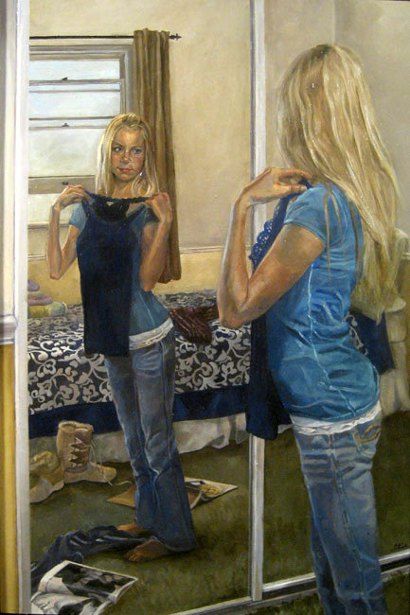 Reflecting Image Ap Art Concentration, Ap Drawing, Art Alevel, Gcse Art Sketchbook, Reflection Art, Women Artists, Art Theme, Gcse Art, A Level Art