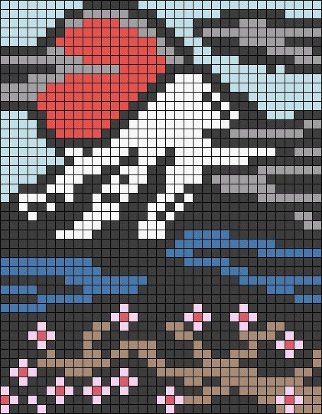 Alpha pattern #78728 variation #144531 | BraceletBook Cowboy Hat Pixel Art, Pixel Art Bookmark Pattern, Perler Anime Pattern, 3 Color Pixel Art, Crochet Grid Patterns Anime, Alpha Pixel Art, Pixel Art Ideas 32x32, Pixel Art Words, Pixel Grid Art Alpha Patterns