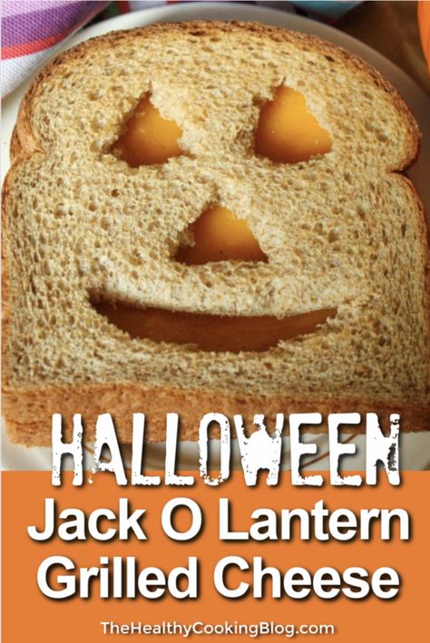 Jack O Lantern Grilled Cheese for Healthy Halloween Snacks Kids Love! Spooky Grilled Cheese, Jack O Lantern Grilled Cheese, Halloween Snacks Kids, Easy Healthy Kids Meals, Healthy Halloween Kids Snacks, Stuffed Pepper Jack O Lantern, Jack O Lantern Stuffed Peppers, Jack O Lantern Peppers Halloween Dinner, Easy Halloween Recipes