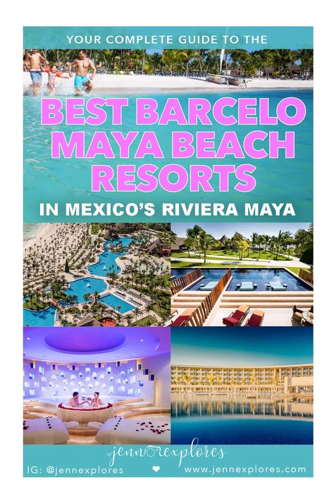 Barcelo Maya Beach, Riviera Maya Resorts, Riviera Maya Mexico, Mexico Resorts, Mexico Vacation, Best Resorts, Riviera Maya, Beach Resorts, Time Travel