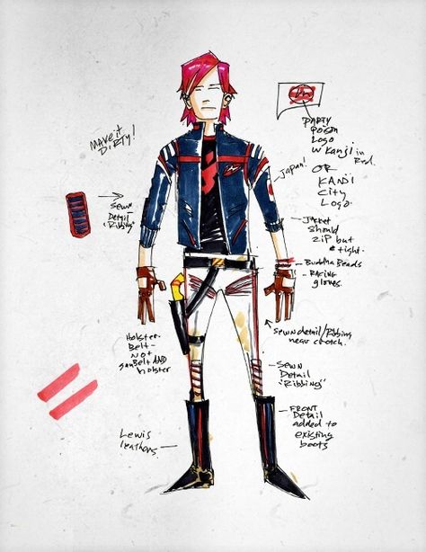 Party Poison Gerard concept art Gerard Way Danger Days, The Fabulous Killjoys, Gerard Way Art, Party Poison, Fabulous Killjoys, Danger Days, Arte Nerd, I Love Mcr, Black Parade