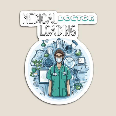 Doctor Loading, Loading Design, Medical Doctor, Doctor Medical, Christmas Gift, Best Friends, Medical, Birthday, For Sale