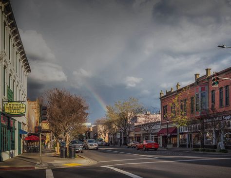 Main Street - Woodland, California. Photography by Kenny Calhoun. Woodland California, California Photography, Main Street, Small Town, Small Towns, Maine, Street View, Favorite Places, California