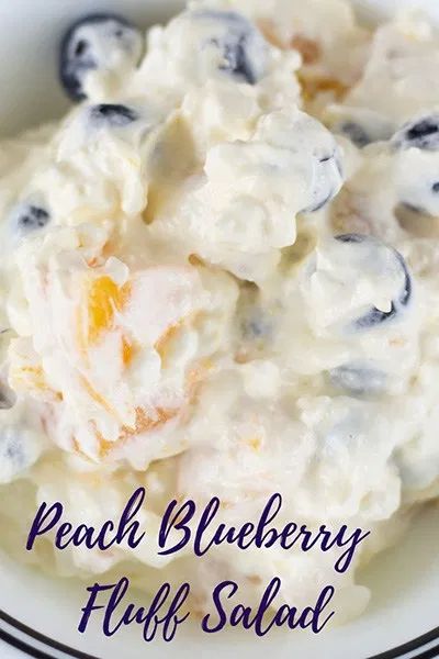 Blueberry Fluff Salad, Blueberry Fluff, Fluff Salads, Fluff Recipes, Sweet Salads, Congealed Salad, Fluff Salad Recipes, Cottage Cheese Desserts, Cottage Cheese Salad