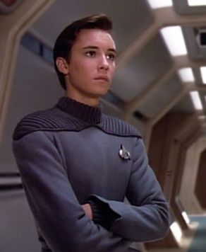 Wesley Crusher (Wil Wheaton) Star Trek: The next generation Star Trek: Voyager, Wesley Crusher, Andy Barclay, Uss Enterprise D, Star Treck, Star Trek Cast, United Federation Of Planets, Wil Wheaton, Star Trek Tv