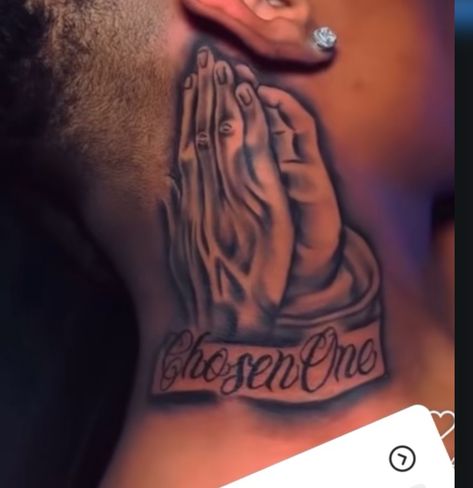 Raw Tattoo Design For Men, Side Of Neck Tattoo Men, Boy Neck Tattoos, Neck Tats For Men, Against All Odds Tattoo, Side Neck Tattoos For Men, R.i.p Tattoos For Men, Mens Neck Tattoos, Hood Neck Tattoo For Guys