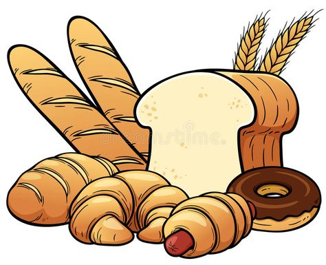 Breads. Vector illustration of breads set , #sponsored, #Vector, #Breads, #illustration, #set, #breads #ad Breads To Make, Short Animation, Pumpkin Vector, Cartoon Clip, Bakery Logo, Animation Video, Creative Activities For Kids, Owl Painting, Logo Restaurant