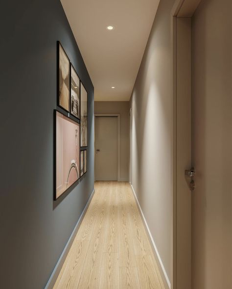 Corridor Painting Ideas, Corridor Color Walls, Corridors Design Home, Hallway Colors, Apartment Corridor, Urban Furniture Design, Gray House Exterior, Hallway Colours, Corridor Design