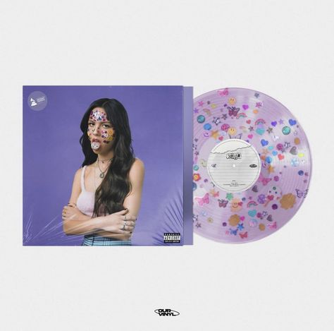 Vinyl Disk Aesthetic, Olivia Rodrigo Vinyl, Sour Olivia Rodrigo, Vinyl Aesthetic, Vinyl Cd, Vinyl Music, Cd Album, Birthday Wishlist, Vinyl Cover