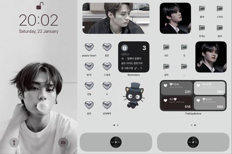 Lee Know Iphone Theme, Iphone Layout Homescreen Ideas Kpop, Kpop Phone Theme Ideas, Lee Know Phone Layout, Lee Know Homescreen Layout, Stray Kids Homescreen Layout, Stray Kids Phone Theme, Stray Kids Phone Layout, Skz Homescreen Layout